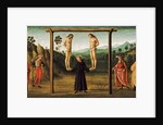 Il Miracolo degli impiccati (Predella of the Altarpiece of Saint Nicholas of Tolentino), 1500 by Anonymous