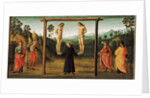 Il Miracolo degli impiccati (Predella of the Altarpiece of Saint Nicholas of Tolentino), 1500 by Anonymous
