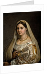 La donna velata (The woman with the veil), 1516 by Anonymous