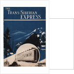 Transsiberian express (Brochure of the Intourist company), 1931 by Anonymous