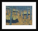 Breton Women, the Meeting in the Sacred Wood. (Bretonnes, réunion dans le bois sacré), ca 1892 by Anonymous