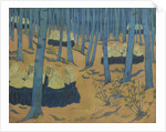 Breton Women, the Meeting in the Sacred Wood. (Bretonnes, réunion dans le bois sacré), ca 1892 by Anonymous