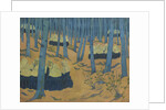 Breton Women, the Meeting in the Sacred Wood. (Bretonnes, réunion dans le bois sacré), ca 1892 by Anonymous
