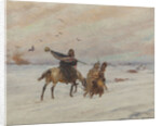 Standard-bearer during the retreat from Russia, 1928 by Anonymous