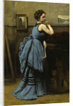 La Dame en bleu, 1874 by Anonymous