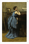 La Dame en bleu, 1874 by Anonymous