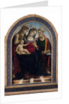 The Virgin and Child with Saints John the Baptist and John the Evangelist, c. 1490 by Anonymous