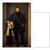 Conte Iseppo da Porto with his son Adrian, ca 1552 by Anonymous