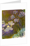 Water Lilies and Agapanthus, 1914-1917 by Anonymous