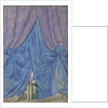 Design of curtain for the ballet Sleeping beauty by P. Tchaikovsky, 1921 by Anonymous