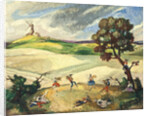 Set design for the ballet La Fille mal gardée (The Wayward Daughter) by J. Dauberval by Anonymous