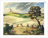 Set design for the ballet La Fille mal gardée (The Wayward Daughter) by J. Dauberval by Anonymous