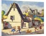 Set design for the ballet La Fille mal gardée (The Wayward Daughter) by J. Dauberval by Anonymous