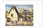 Set design for the ballet La Fille mal gardée (The Wayward Daughter) by J. Dauberval by Anonymous