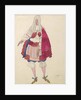 Costume design for the ballet Sleeping Beauty by P. Tchaikovsky, 1921 by Anonymous