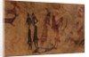 The dancers of Cogul. Cave painting from the Roca de los Moros (Roca dels Moros) by Anonymous