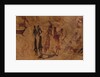 The dancers of Cogul. Cave painting from the Roca de los Moros (Roca dels Moros) by Anonymous
