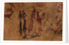 The dancers of Cogul. Cave painting from the Roca de los Moros (Roca dels Moros) by Anonymous