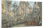 Stage design for the opera Khovanshchina by M. Musorgsky by Anonymous