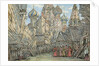Stage design for the opera Khovanshchina by M. Musorgsky by Anonymous