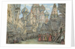 Stage design for the opera Khovanshchina by M. Musorgsky by Anonymous