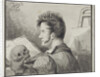 Self-portrait with skull, 1809 by Anonymous