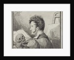 Self-portrait with skull, 1809 by Anonymous