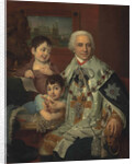 Portrait of Admiral Count Grigory Grigoryevich Kushelev with children, 1809 by Anonymous