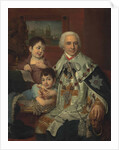 Portrait of Admiral Count Grigory Grigoryevich Kushelev with children, 1809 by Anonymous