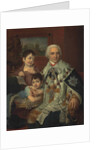 Portrait of Admiral Count Grigory Grigoryevich Kushelev with children, 1809 by Anonymous