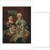 Portrait of Admiral Count Grigory Grigoryevich Kushelev with children, 1809 by Anonymous