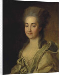 Portrait of Agafokleya Alexandrovna Poltoratskaya, née Shishkova, c. 1780 by Anonymous