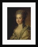 Portrait of Agafokleya Alexandrovna Poltoratskaya, née Shishkova, c. 1780 by Anonymous
