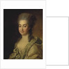 Portrait of Agafokleya Alexandrovna Poltoratskaya, née Shishkova, c. 1780 by Anonymous