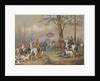 The hunting party of Emperor Alexander II by Anonymous