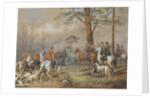 The hunting party of Emperor Alexander II by Anonymous