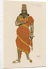 General Hasphénor. Costume design for the play Judith by Henri Bernstein in the Théâtre du Gymnase by Anonymous