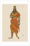 General Hasphénor. Costume design for the play Judith by Henri Bernstein in the Théâtre du Gymnase by Anonymous