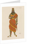 General Hasphénor. Costume design for the play Judith by Henri Bernstein in the Théâtre du Gymnase by Anonymous
