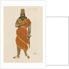 General Hasphénor. Costume design for the play Judith by Henri Bernstein in the Théâtre du Gymnase by Anonymous