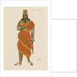 General Hasphénor. Costume design for the play Judith by Henri Bernstein in the Théâtre du Gymnase by Anonymous