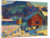 Winter study with mountain, 1908 by Anonymous