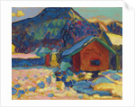 Winter study with mountain, 1908 by Anonymous