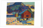 Winter study with mountain, 1908 by Anonymous