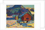 Winter study with mountain, 1908 by Anonymous