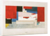 Suprematism. Curtain outline for the Unemployment Committee meeting, 1919 by Anonymous