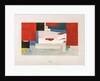 Suprematism. Curtain outline for the Unemployment Committee meeting, 1919 by Anonymous