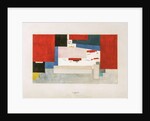 Suprematism. Curtain outline for the Unemployment Committee meeting, 1919 by Anonymous