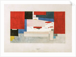 Suprematism. Curtain outline for the Unemployment Committee meeting, 1919 by Anonymous