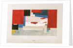 Suprematism. Curtain outline for the Unemployment Committee meeting, 1919 by Anonymous